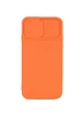 Чехол Camshield Square TPU со шторкой для камеры для Apple iPhone 7 / 8 / SE (2020) (4.7") Оранжевый