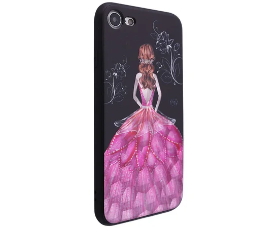 TPU чехол YCT Brilliant для Apple iPhone 7 / 8 (4.7") Красное платье