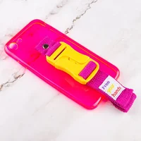 Чехол Handfree с цветным ремешком для Apple iPhone 7 / 8 / SE (2020) (4.7") Розовый