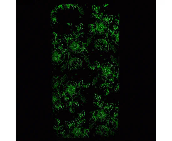 Tpu чехол "SM" светящийся (Glow in the Dark) для Apple iPhone 7 / 8 (4.7") Оранжевый