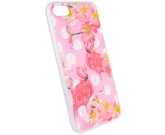 Накладка Glue Case Фламинго для Apple iPhone 7 / 8 (4.7") Розовый