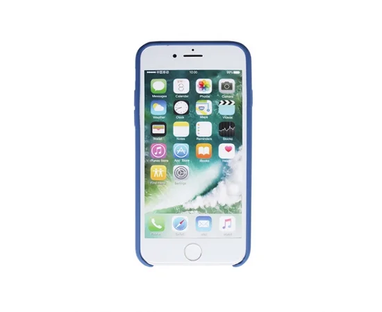 Чехол Silicone case (AAA) для Apple iPhone 7 / 8 (4.7") Синий / Midnight Blue