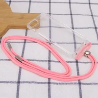 Чохол TPU Crossbody Transparent для Apple iPhone 7/8 / SE (2020) (4.7 ") Рожевий