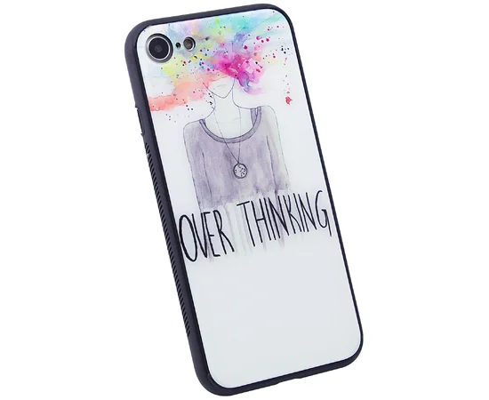 TPU+Glass чехол YCT для Apple iPhone 7 / 8 (4.7")  Искусство