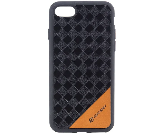 TPU чехол Befospey стеганый для Apple iPhone 7 / 8 (4.7") Черный