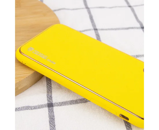 Шкіряний чохол Xshield для Apple iPhone 7/8 / SE (2020) (4.7 ") Жовтий / Yellow