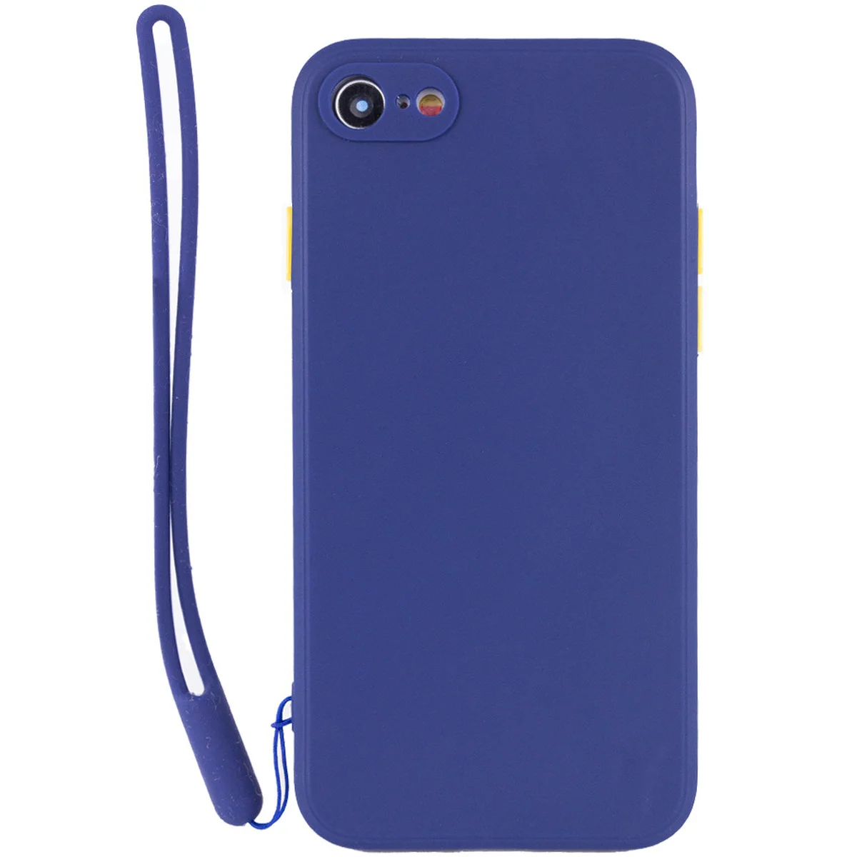 Чехол TPU Square Full Camera для Apple iPhone 7 / 8 / SE (2020) (4.7") Синий