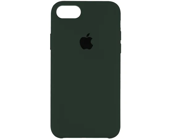 Чехол Silicone Case (AA) для Apple iPhone 7 / 8 (4.7") Зеленый / Dark green