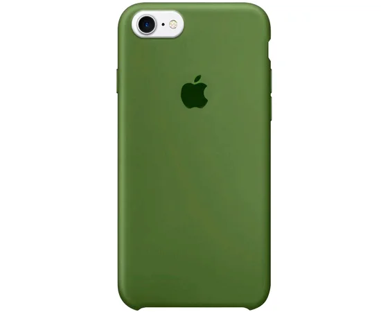 Чехол Silicone Case (AA) для Apple iPhone 7 / 8 (4.7") Зеленый / Army green