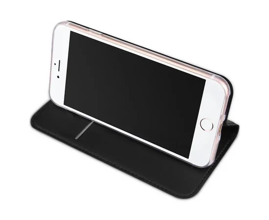 Чехол-книжка Dux Ducis с карманом для визиток для Apple iPhone 7 / 8 / SE (2020) (4.7") Черный