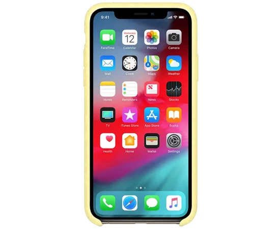 Чехол Silicone Case (AA) для Apple iPhone 7 / 8 (4.7") Желтый / Mellow Yellow