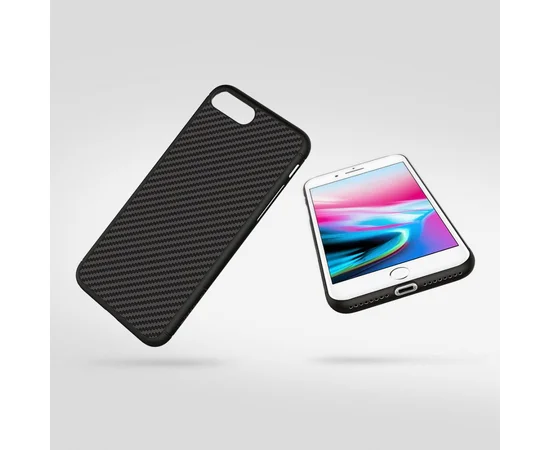 Карбоновая накладка Nillkin Synthetic Fiber series для Apple iPhone 7/8 plus (5.5") Черный