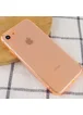Матовый полупрозрачный TPU чехол с защитой камеры для Apple iPhone 7 / 8 / SE (2020) (4.7") Оранжевый / Orange