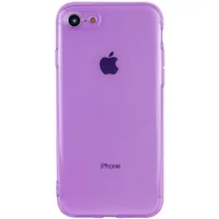 Матовый полупрозрачный TPU чехол с защитой камеры для Apple iPhone 7 / 8 / SE (2020) (4.7") Сиреневый / Lilac