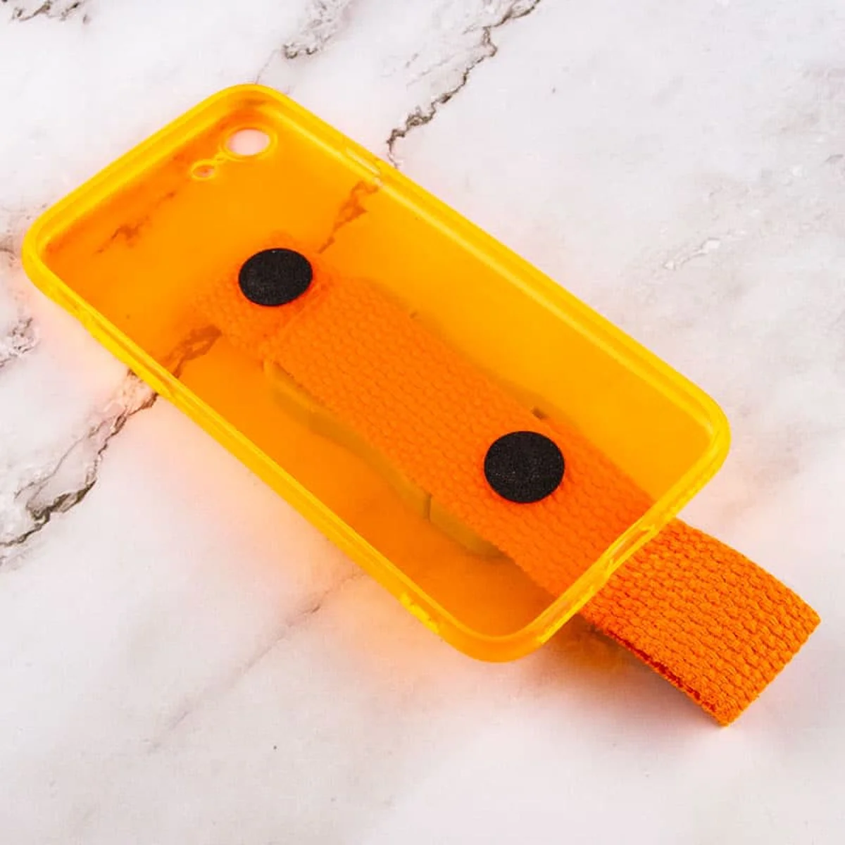 Чехол Handfree с цветным ремешком для Apple iPhone 7 / 8 / SE (2020) (4.7") Оранжевый