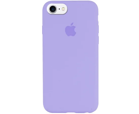 Чехол Silicone case (A) (с закрытым низом) для Apple iPhone 7 / 8 (4.7") Сиреневый / Dasheen