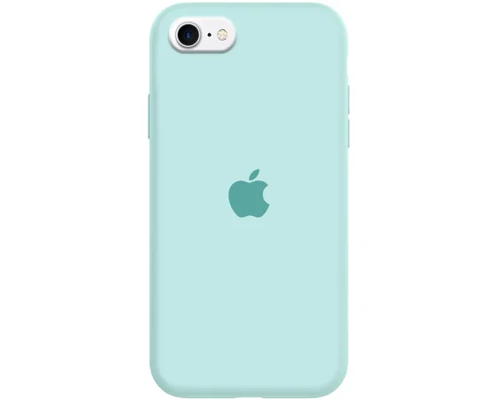 Чехол Silicone Case (AA) для Apple iPhone SE (2020) Бирюзовый / Turquoise