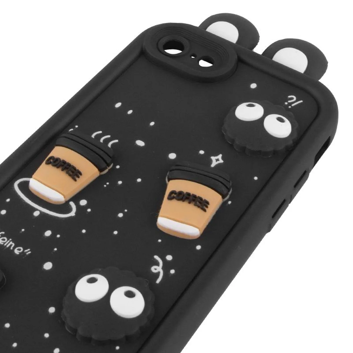 Чохол TPU Toys Case with Ears для Apple iPhone 7 / 8 / SE (2020) / SE (2022) (4.7") Black