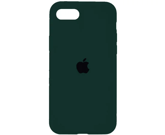 Чехол Silicone Case Full Protective (AA) для Apple iPhone 7 / 8 / SE (2020) (4.7") Зеленый / Forest green