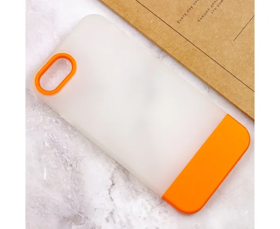 Чехол TPU+PC Bichromatic для Apple iPhone 7 / 8 / SE (2020) (4.7") Matte / Orange