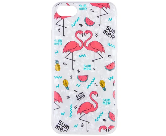 Накладка Glue Case Фламинго для Apple iPhone 7 / 8 (4.7") Белый