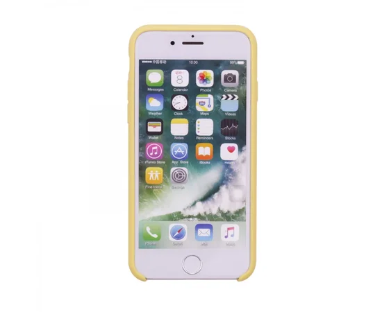 Чехол Silicone case (AAA) для Apple iPhone 7 / 8 (4.7") Желтый / Yellow