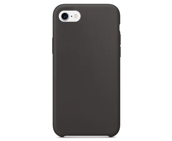 Силиконовый чехол Soft cover для Apple iPhone 7 / 8 (4.7") Черный / Black
