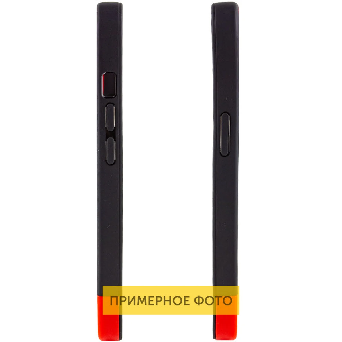 Чехол TPU+PC Bichromatic для Apple iPhone 7 / 8 / SE (2020) (4.7") Black / Red