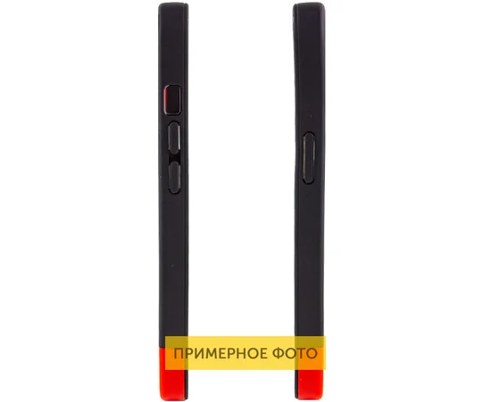Чехол TPU+PC Bichromatic для Apple iPhone 7 / 8 / SE (2020) (4.7") Black / Red