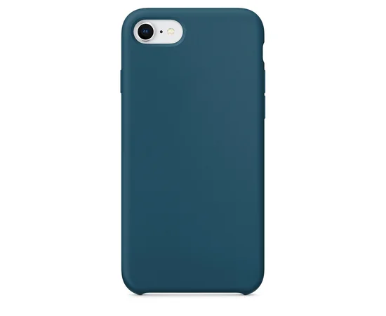 Силиконовый чехол Soft cover для Apple iPhone 7 / 8 (4.7") Синий / Cosmos Blue