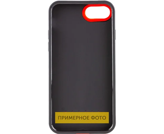 Чехол TPU+PC Bichromatic для Apple iPhone 7 / 8 / SE (2020) (4.7") Black / Red