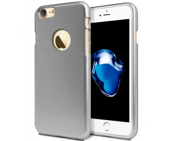 TPU чехол Mercury iJelly Metal series для Apple iPhone 7 / 8 (4.7") Серый