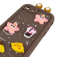 Чохол TPU Toys Case with Ears для Apple iPhone 7 / 8 / SE (2020) / SE (2022) (4.7") Brown