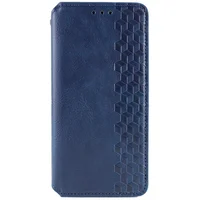 Кожаный чехол-книжка GETMAN Cubic (PU) для Apple iPhone 7 / 8 / SE (2020) (4.7") Синий