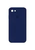 Чохол Silicone Case Square Full Camera Protective (AA) для Apple iPhone 7/8 / SE (2020) (4.7 ") Темно-синій / Midnight blue