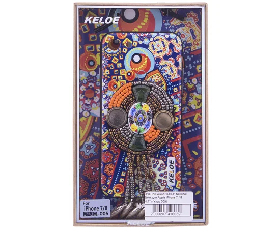 TPU+PC чехол "Keloe" National Style для Apple iPhone 7 / 8 (4.7") Узор 005