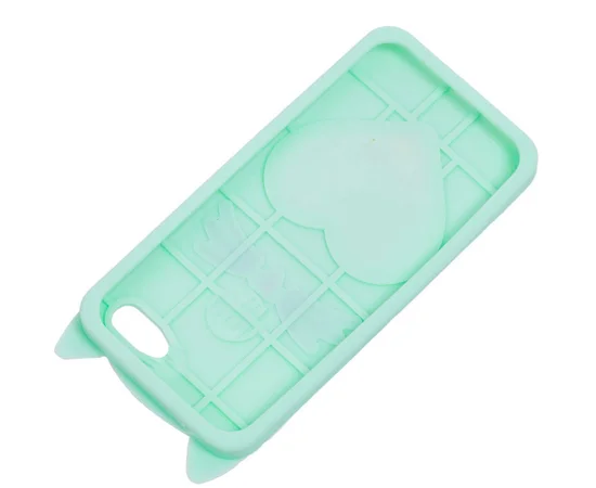 Силиконовый чехол Love Cat 3D для Apple iPhone 7 / 8 (4.7") Мятный / Mint