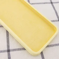 Чохол Silicone Case Square Full Camera Protective (AA) для Apple iPhone 7/8 / SE (2020) (4.7 ") Жовтий / Mellow Yellow