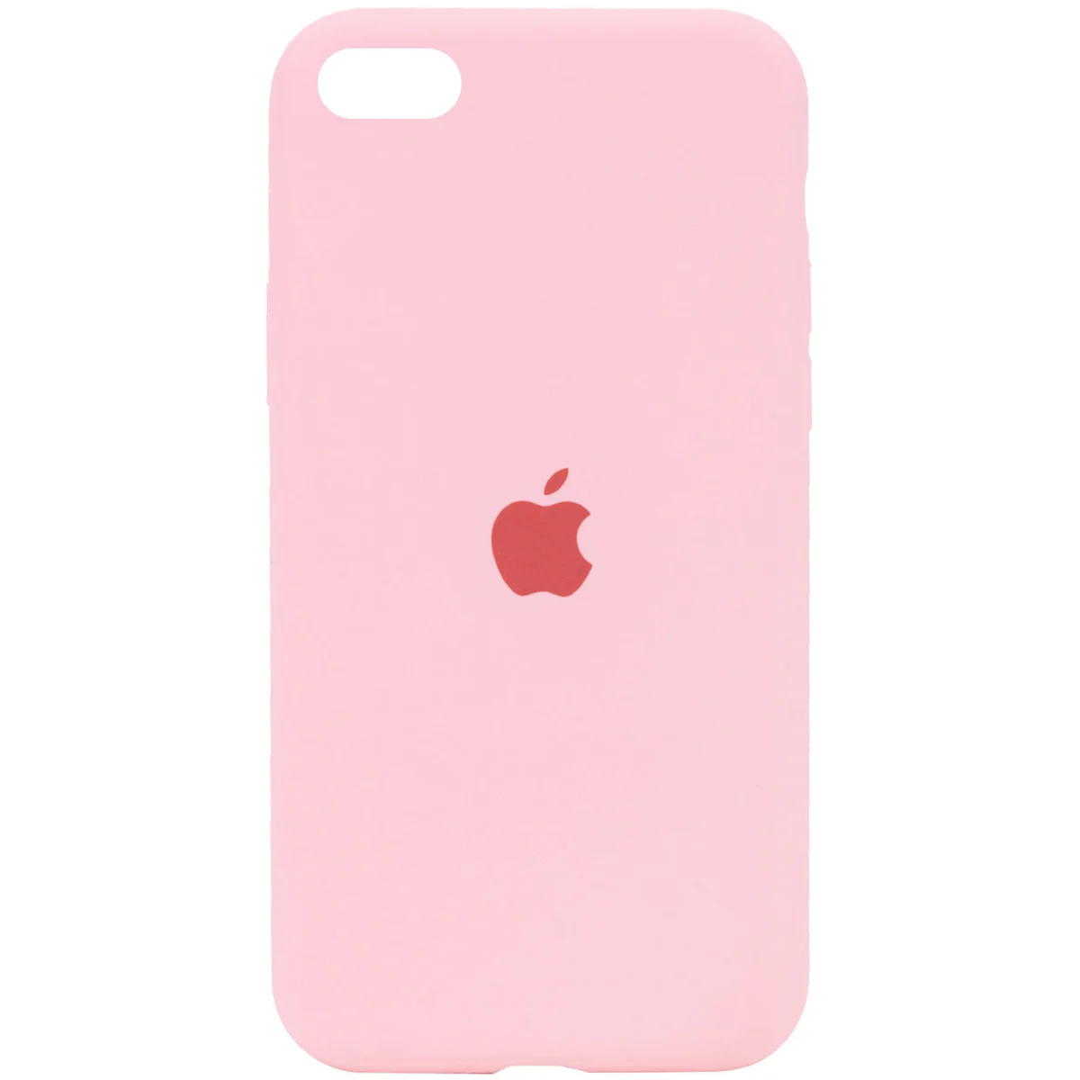 Чехол Silicone Case Full Protective (AA) для Apple iPhone SE (2020) Розовый / Peach