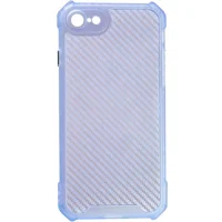 Чохол TPU Ease Carbon color series для Apple iPhone 7 / 8 / SE (2020) (4.7") Синій / Прозорий