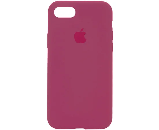 Чехол Silicone Case Full Protective (AA) для Apple iPhone 7 / 8 / SE (2020) (4.7") Красный / Rose Red