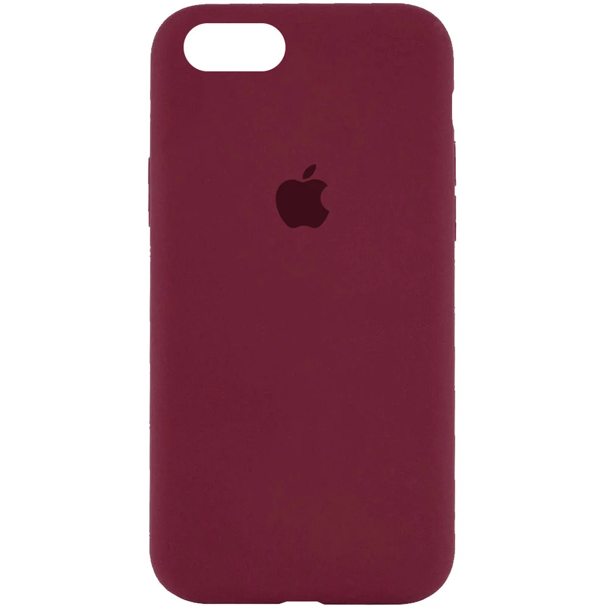 Чохол Silicone Case Full Protective (AA) для Apple iPhone 7/8 / SE (2020) (4.7 ") Бордовий / Plum