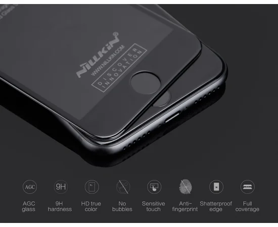 Защитное стекло Nillkin (CP+ max 3D) для Apple iPhone 7 / 8 (4.7") Черный