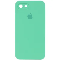 Чохол Silicone Case Square Full Camera Protective (AA) для Apple iPhone 7/8 / SE (2020) (4.7 ") Зелений / Spearmint