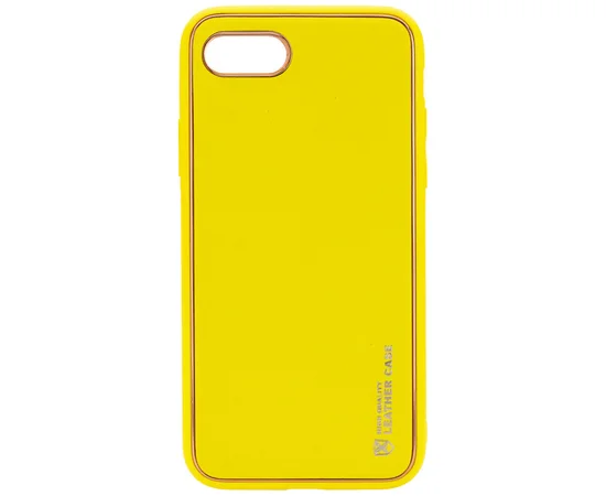 Шкіряний чохол Xshield для Apple iPhone 7/8 / SE (2020) (4.7 ") Жовтий / Yellow