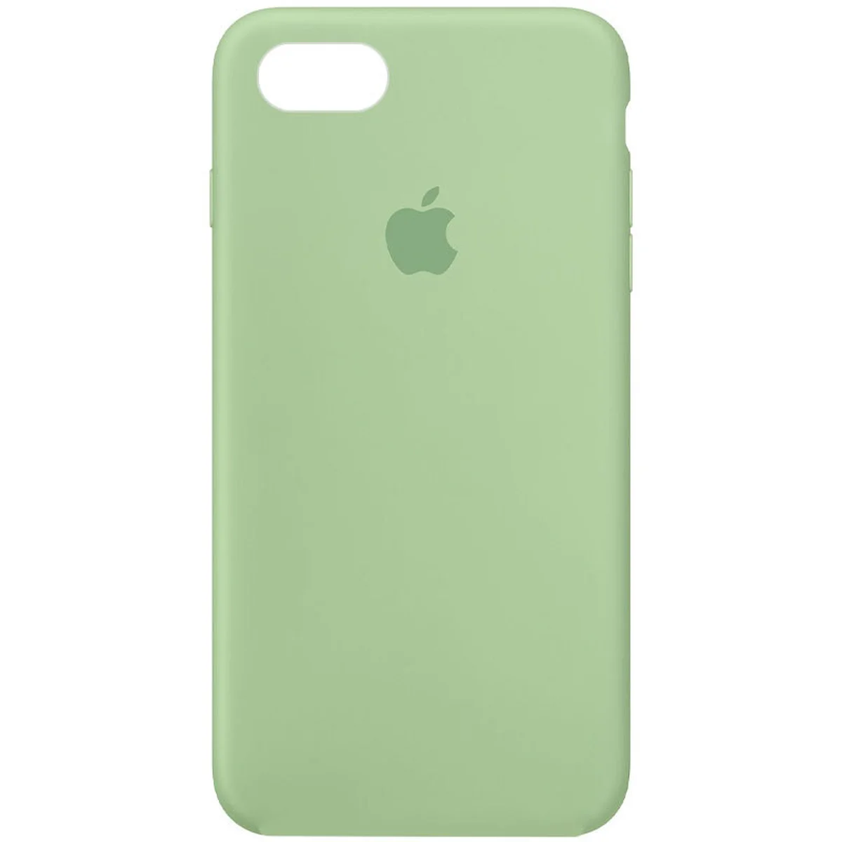 Чехол Silicone Case Full Protective (AA) для Apple iPhone 7 / 8 / SE (2020) (4.7") Зеленый / Pistachio