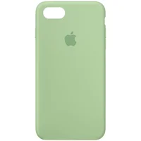 Чехол Silicone Case Full Protective (AA) для Apple iPhone 7 / 8 / SE (2020) (4.7") Зеленый / Pistachio