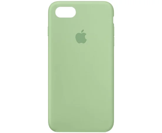 Чехол Silicone Case Full Protective (AA) для Apple iPhone 7 / 8 / SE (2020) (4.7") Зеленый / Pistachio