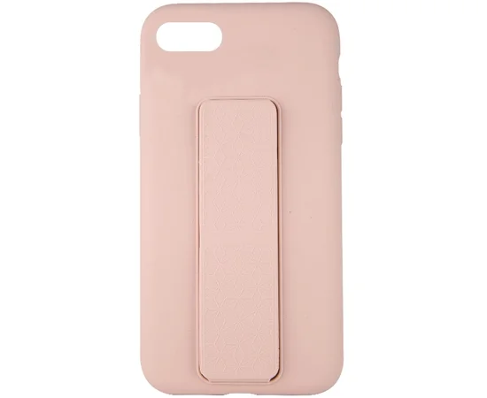Чехол Silicone Case Hand Holder для Apple iPhone 7 / 8 / SE (2020) (4.7") Розовый / Pink Sand