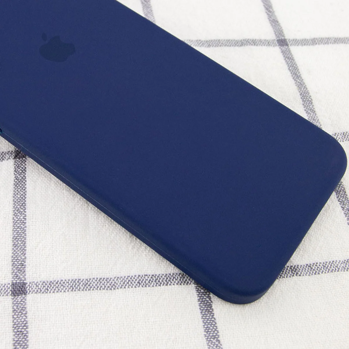 Чохол Silicone Case Square Full Camera Protective (AA) для Apple iPhone 7/8 / SE (2020) (4.7 ") Темно-синій / Midnight blue